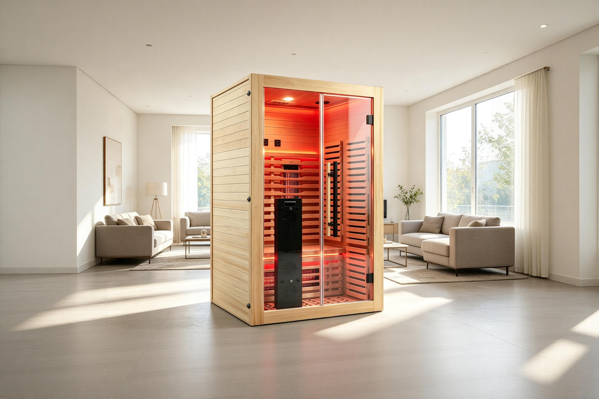 Blisspod Venetian RED | 2-Person Full Spectrum Infrared Sauna | Red Light & Multi-Therapy