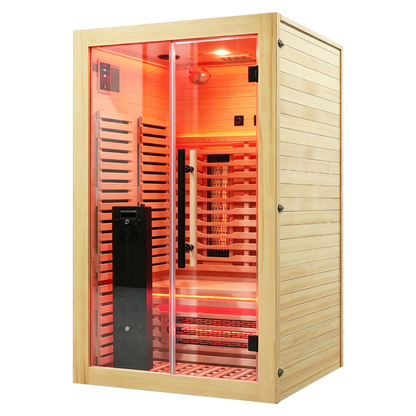 Blisspod Venetian RED | 2-Person Full Spectrum Infrared Sauna | Red Light & Multi-Therapy