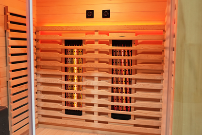 Blisspod Venetian RED | 2-Person Full Spectrum Infrared Sauna | Red Light & Multi-Therapy