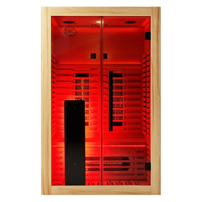 Blisspod Venetian RED | 2-Person Full Spectrum Infrared Sauna | Red Light & Multi-Therapy
