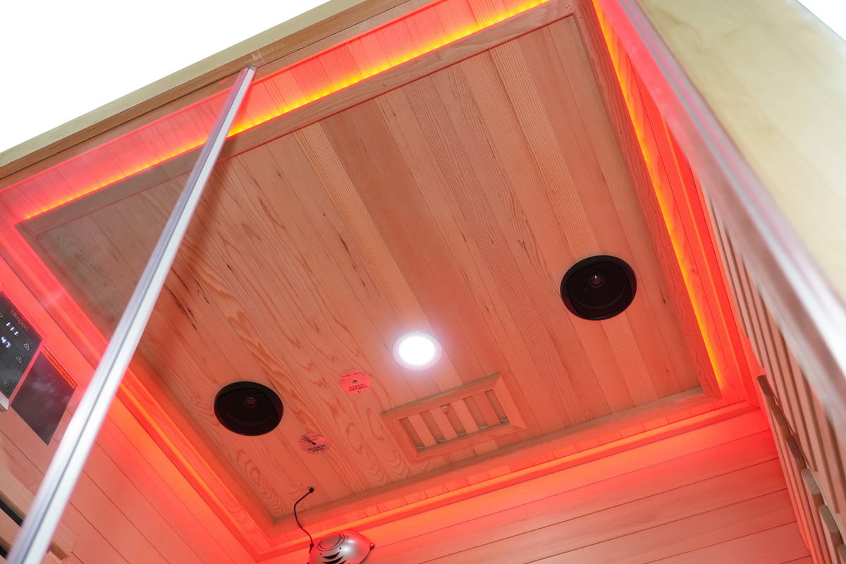 Blisspod Venetian RED | 2-Person Full Spectrum Infrared Sauna | Red Light & Multi-Therapy
