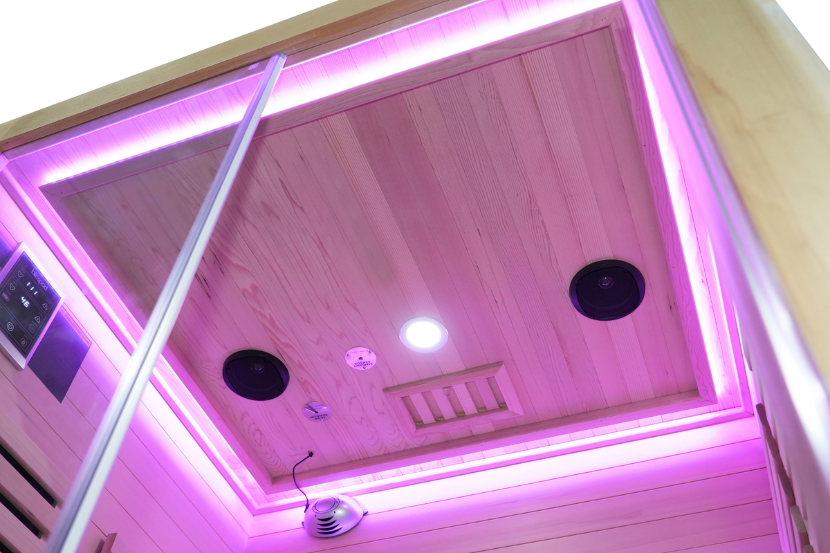 Blisspod Venetian RED | 2-Person Full Spectrum Infrared Sauna | Red Light & Multi-Therapy