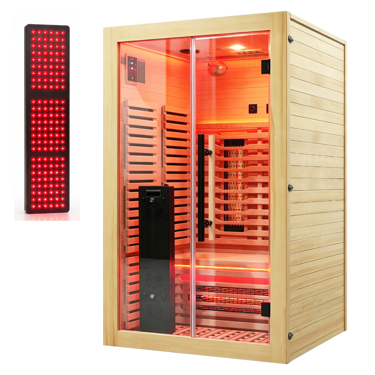 Blisspod Venetian RED | 2-Person Full Spectrum Infrared Sauna | Red Light & Multi-Therapy